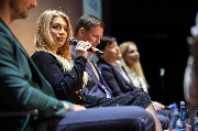 Karolina Perz podczas debaty