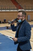 Spiker podczas zawodów