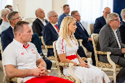 Tadeusz Michalik i Karolina Naja podczas spotkania