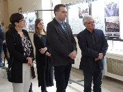 Wystawa "Z kolegiatą w tle..." (fot.Pracownia Projektowania Przestrzeni Publicznej)
