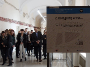 Wystawa "Z kolegiatą w tle..." (fot.Pracownia Projektowania Przestrzeni Publicznej)