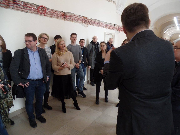 Wystawa "Z kolegiatą w tle..." (fot.Pracownia Projektowania Przestrzeni Publicznej)