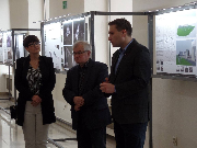 Wystawa "Z kolegiatą w tle..." (fot.Pracownia Projektowania Przestrzeni Publicznej)
